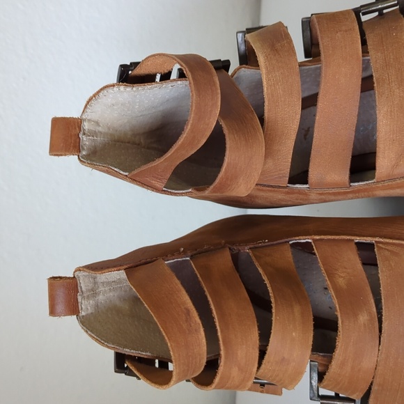 FREE PEOPLE Women Canton Heel Brown - Size 38 EU or US 7.5 - Picture 8 of 16